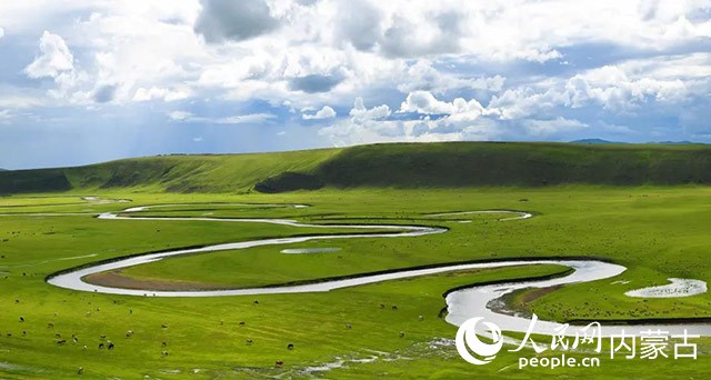 地處呼倫貝爾大草原核心腹地的莫爾格勒河。張有攝