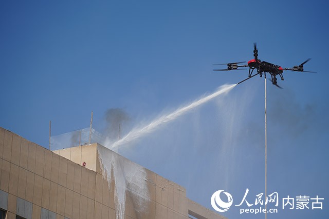 救援演練現(xiàn)場。人民網(wǎng) 孟佳澍攝