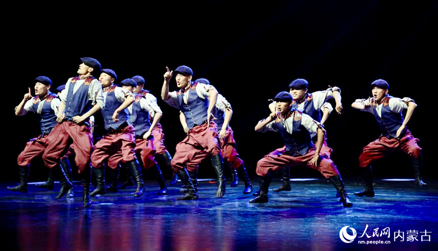 舞蹈《信號美滿》。人民網(wǎng)記者 齊浩男攝