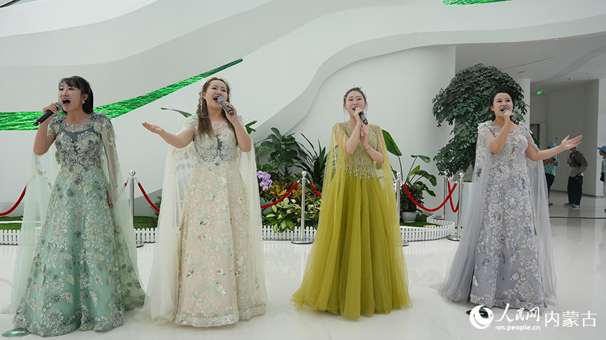 惠民演出現(xiàn)場(chǎng)。實(shí)習(xí)生 王正玉攝