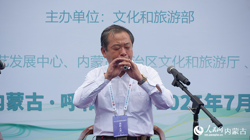 昇平民樂表演。實習(xí)生 王正玉攝