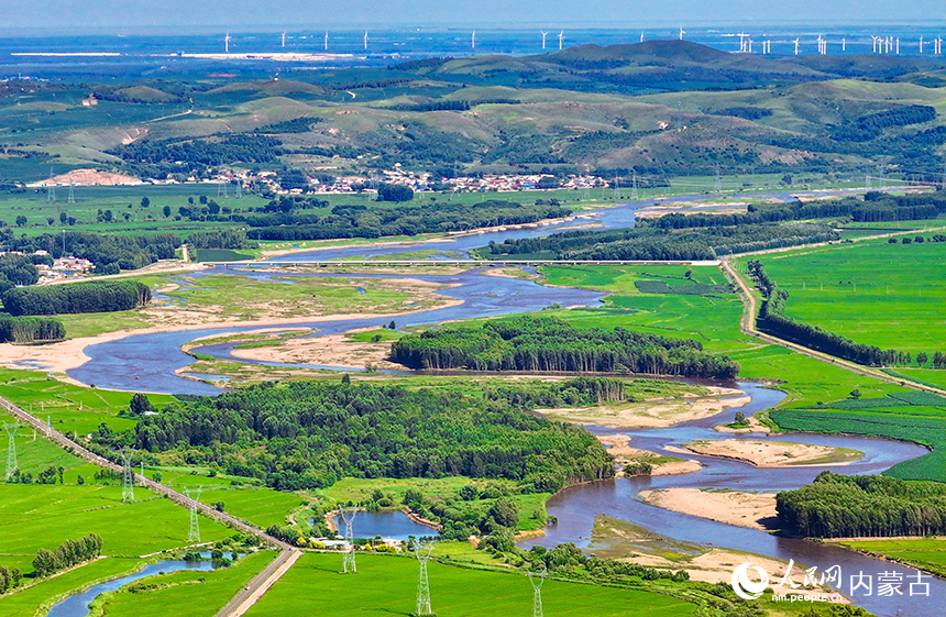 洮兒河國家濕地公園景色。王正攝