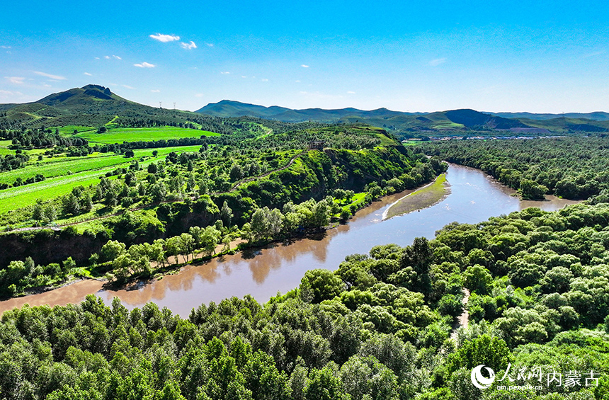 洮兒河國家濕地公園景色。王正攝