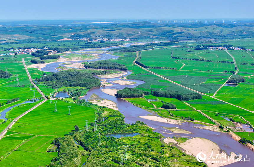 洮兒河國家濕地公園景色。王正攝
