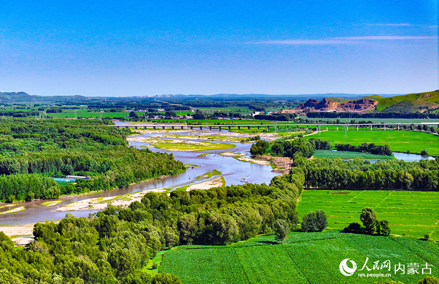 洮兒河國家濕地公園景色。王正攝