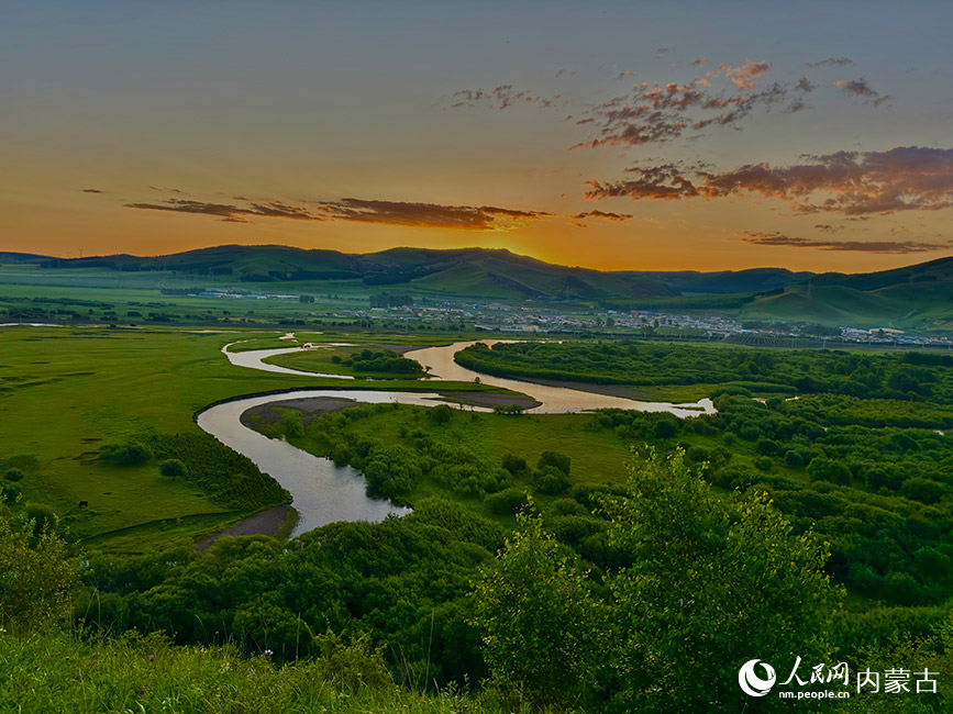 免渡河國家濕地公園河網(wǎng)密布。實(shí)習(xí)生 張雅新攝