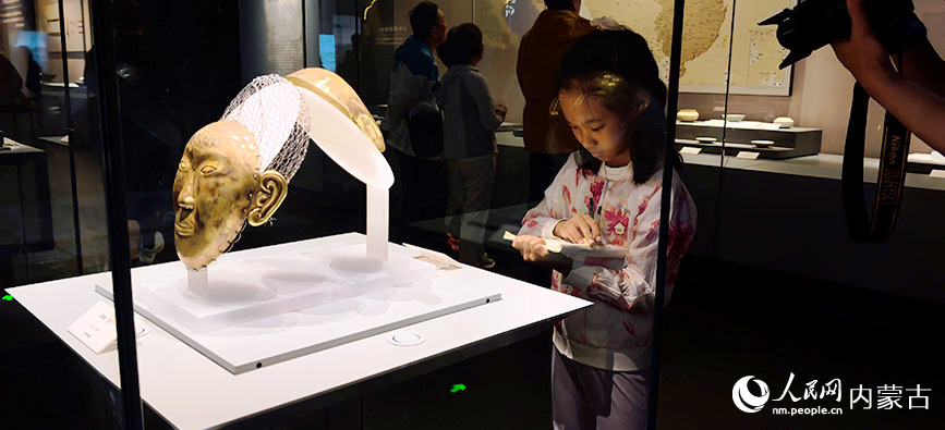 遼代歷史文化博物館展品。實習生 董昱攝