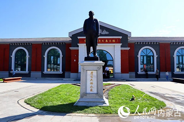 京綏鐵路歷史展示館。實習生 王伊蕊攝
