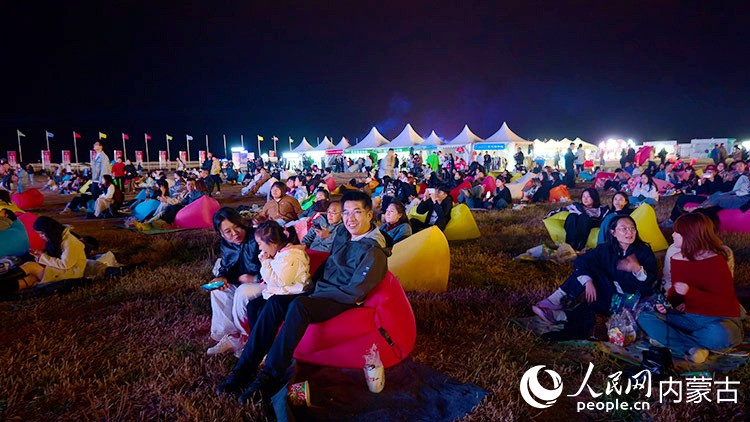 現(xiàn)場有眾多市民觀看嘉年華演出。人民網(wǎng)記者 張力洋攝