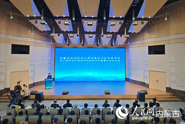 研討會(huì)開(kāi)幕式現(xiàn)場(chǎng)。人民網(wǎng)記者 劉藝琳攝