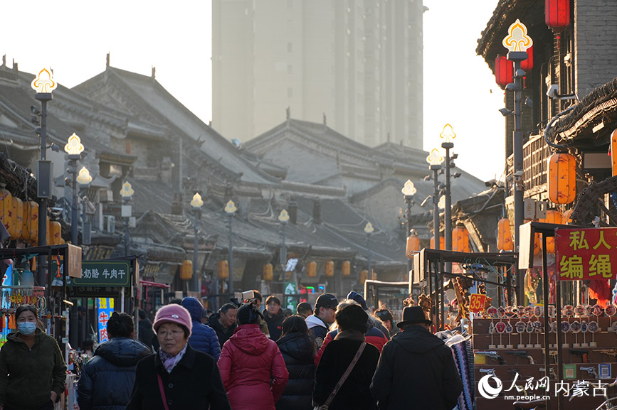 塞上老街街景。實(shí)習(xí)生 牛佳攝